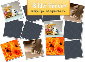 Galerie als Spiel zum weiterversenden